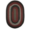 thumbnail image 2 of Rhody Rug Manhattan MA84 Black Satin 6 x 6 Round - Braided Area Rug, Home Decor, Floor Mat or Bedroom Rug - Easy Care, Ideal for High Traffic Areas in Hallway and Living Room - Made in USA, 2 of 2