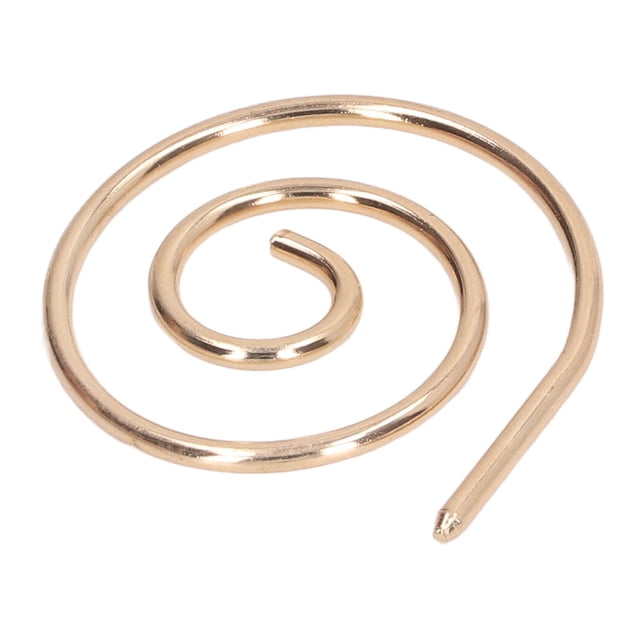 Cable Needle Shawl Pin, Rust Proof Spiral Cable Needle for Home Silver White,Gold