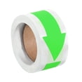 thumbnail image 1 of Autocollant Arrow 2.8x1.2", 150 Pcs Autocollant de Codage de Couleur Adhésif, Vert Fluorescent, 1 of 5