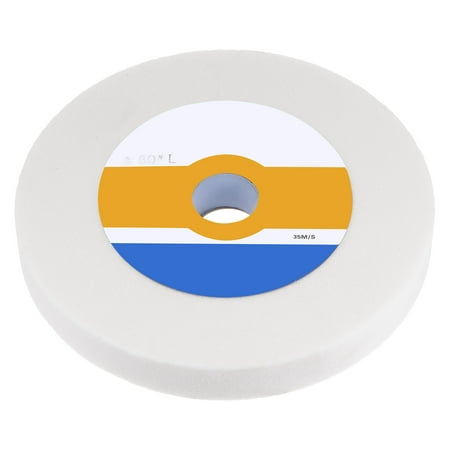 

Bench Grinding Wheel 8 Inch 60 Grit 1 Thickness 11/4 Inch Arbor White