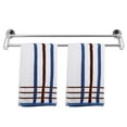 thumbnail image 1 of Barre Double pour Serviettes de Bain à la Maison, Porte-Serviettes Double en Acier Inoxydable Robuste de Style Moderne de 15 à 30 Pouces pour Salle de Bain, Support Double pour Serviettes Fini Nickel Brossé à Montage Mural., 1 of 9