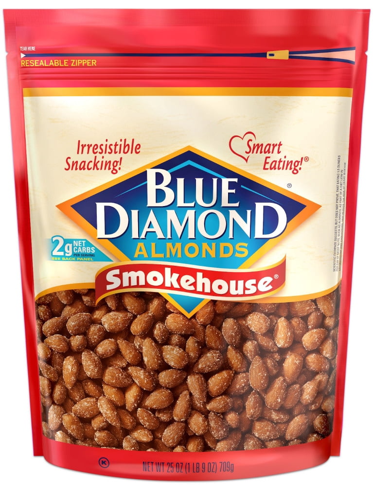 Blue Diamond Smokehouse Almonds 25 oz - 3 Pack