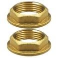 thumbnail image 3 of Lefu 2pc 1-1/4\" BSP Brass Back-nut Bathroom Wash Hand Basin Waste Size, 3 of 9
