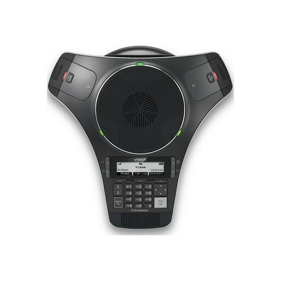Restored VTech ErisStation VCS712 - Speakerphone hands-free - DECT 6.0 - wireless - gunmetal (Refurbished)