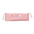 thumbnail image 2 of Bolsa de viaje para herramientas de peluquería, estuche de viaje para plancha, bolsa de maquillaje personal multiusos portátil. Rosa, 2 of 8