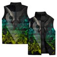 thumbnail image 3 of Nueva chaqueta sin mangas de invierno para hombre, abrigo de moda con estampado de arte abstracto en 3D, chaleco para deportes al aire libre, camping, chaqueta informal cálida para hombre, 3 of 5