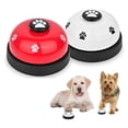 thumbnail image 1 of 2-piece training bells for pets potty training with paw pattern, 1 of 5