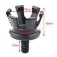 thumbnail image 2 of Pernos de Tornillo de Asiento de Aluminio Estilo Corona de Motocicleta Baoblaze Negro 02, 2 of 8