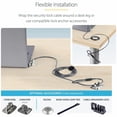 thumbnail image 6 of StarTech 25-Pack Universal Laptop Lock 6.6ft (2m), Master Keyed Locking Cable, 6 of 8