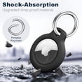 thumbnail image 5 of YUNOVA 2 Pack Airtag Holder Air Tag Case with Keychain, Anti-Scratch Airtags Key Chain for Apple Air Tags, Airtag Accessories for GPS Item Finder Tracker, 5 of 6