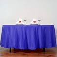 thumbnail image 4 of BalsaCircle 6 Pieces 108" Royal Blue Round Polyester Tablecloths Fabric Table Cover Linens, 4 of 6
