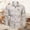 Beige, variant on Men's Solid Colour Autumn Long Sleeved Button Down Shirt Outdoor Casual Style Shirt Big and Tall Shirts Green XXXXXXL