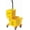 Yellow, variant on Commercial Mop Bucket with Wheels, 26 Quart Capacity, Durable Yellow Design