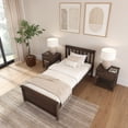 thumbnail image 4 of Plank+Beam Classic Solid Wood Full Size Bed Frame with Headboard for Adults, 4 of 7