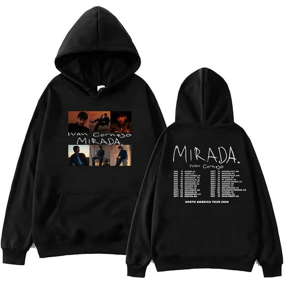 Ivan Mirada Tour 2024 Merch Hoodie For Men Women Long Sleeve Pullover Sweatshirt Casual Cornejo Hooded Tracksuits