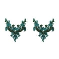 thumbnail image 2 of relayinert Fine Workmanship Rhinestone Patches Embroidered Elegance For Special Occasion white 2Set, 2 of 6