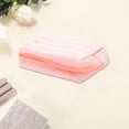 thumbnail image 3 of 1 Pc Bolsa de Maquillaje Elegante para Viajes de Negocios Rosa Terciopelo, 3 of 3