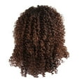 thumbnail image 2 of SUCS Women's Fashion Wig Brown Synthetic Hairshort Wigs hair Wave Wig, 2 of 5