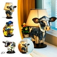 thumbnail image 2 of Animal Table Lamp Calf Animal Table Creative Resin Home Bedside Luminous Bull Head Table Lamp Ornaments, 2 of 7
