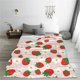 thumbnail image 5 of Balery Strawberry Floral Manta de Felpa Suave y Acogedora – Cobija de Franela Aterciopelada para Cama, Lavable y Cálida para Sofá, Mascotas, Transpirable-60"x50", 5 of 7