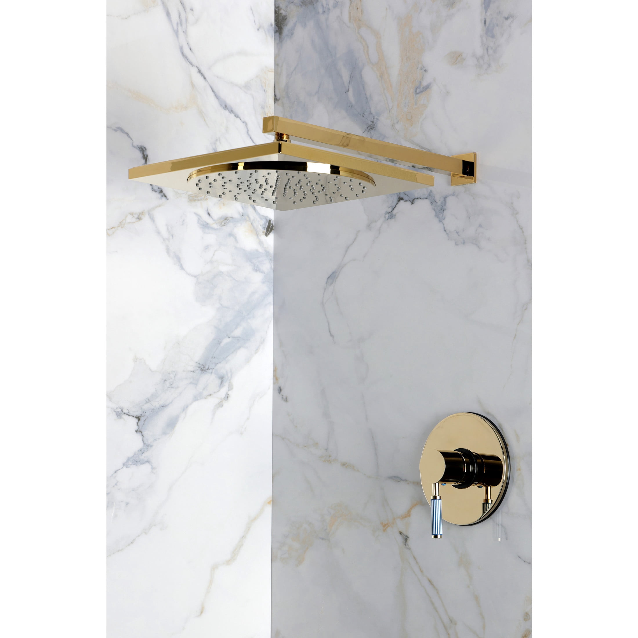 Kingston Brass KB8332KPSSO Verona Single-Handle Pressure Balanced Shower Faucet, Polished Brass