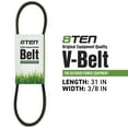 thumbnail image 2 of 8TEN 810-CBL2553T Raw Edge Drive Belt for Cub Cadet CC46ES, 1 Pack, 2 of 4