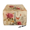 thumbnail image 2 of TSOVTHRID Eiffel Tower Rose Butterfly Print 2 Slice Toaster Cover Waterproof Bread Maker Protective Cover Stain Resistant Kitchen Small Appliance, Home Table Decor Gifts, 2 of 8