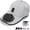 Light Gray With 1 Fan, variant on Solar Rechargeable Peak Cap-with 2 Fans Hat, Solar Fan Hat-Cooling, USB&Solar Powered, 3-Speed, Sun Hat