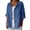 Blue, variant on Classic Cotton Linen Blouse for Women, Short Sleeve Casual Shirts, Oversized Loose Fit Breathable Tunic Summer Tops for Women Daily Wear Basic Button Down Shirts(Color White Size 2XL)