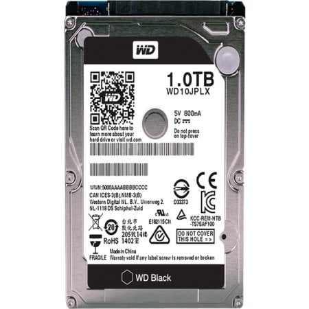 Wd Black 1tb Performance Mobile Hard Disk Drive 70 Rpm Sata 6 Gb S 32mb Cache 9 5 Mm 2 5 Inch Wd10jplx Walmart Com Walmart Com