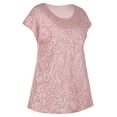 thumbnail image 4 of PrettyGuide Women's Sequin Top Shimmer Glitter Loose Bat Sleeve Party Tunic Tops, 4 of 7