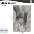 thumbnail image 4 of Stupell Industries Modern Monochrome Watery Drips Canvas Art, 16 x 24, by Kippi Leonard, 4 of 8