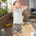 thumbnail image 5 of BZSMCE Adjustable Drawstring Casual Shorts With Rabbit Leopard Print Pattern Pattern, 5 of 9