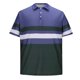 thumbnail image 2 of pstuiky Mangas cortas para hombre, Blusa informal de manga corta con cuello vuelto y botones con costuras a rayas para hombre camisas casuales para hombre xxxl, 2 of 5