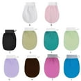 thumbnail image 6 of Portable Bathing Scrubbing Glove Arm Leg Chest Body Exfoliating Scrubber Gloves Shower Tools Bathroom Accessories Purple, 6 of 8
