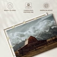 thumbnail image 6 of Elephant Stock Grand Teton Barn Wall Art - Horizontal Canvas Wall Art - Living Room Wall Decor - Architecture Canvas - Brown And Blue Decor - 12" x 8", 6 of 8