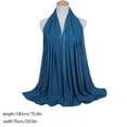 thumbnail image 3 of TureClos Pearl Chiffon Women Hijab Soft Bubble Wrap Head Scarf Monochrome Ethnic Scarf Shawl, 3 of 6