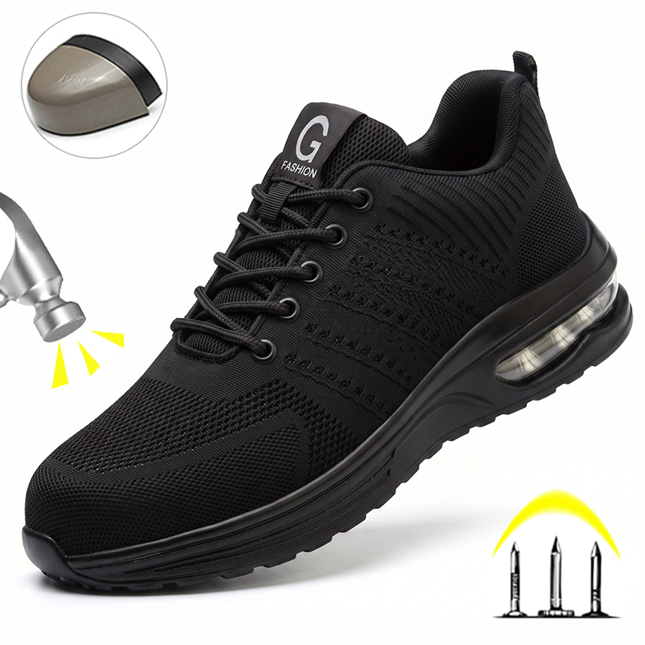 XQJ Steel Toe Anti-Puncture Slip-Resistant Safety Shoe photo 1