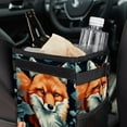 thumbnail image 6 of Fox Mini Trash Can Car Garbage Can Car Trash Can - Foldable with Lid, Leak-Proof, Hanging Storage Bag, 6 of 6