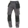 thumbnail image 5 of Skylinewears Mens Cordura Utility Tool Pockets Pants Carpenter Heavy Duty Knee Reinforced Safety Work Wear Trousers B1 Gray W36-L32, 5 of 6