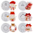 thumbnail image 3 of Christmas Silicone Molds DIY Crafts Moulds Quicksand Empty Plates Christmas Sand Mold Set Silicone Material for DIY, 3 of 19