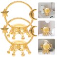 thumbnail image 2 of 2pcs Crown-design Crystal Ball Base Crystal Ball Display Base Sphere Holder, 2 of 8