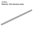thumbnail image 2 of Unique Bargains M6 x 5.12' Fully Threaded Rod 304 Stainless Steel Right Hand Threads 10 Pack, 2 of 4