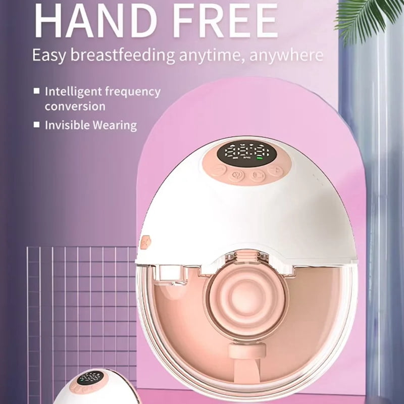 2X Wearable Wireless Bra Breast Pump with Cordless Bottle Design Wearable Silicone Flange Milk Manual Breast Pump