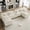 145" + Beige, variant on 125" U Shaped Sectional Couch with USB and 2 Cup Holder, Oversized Corduroy Modular Sectional Sofa with Chaises & Console, Deept Seat Cloud Couches for Living Room, Black