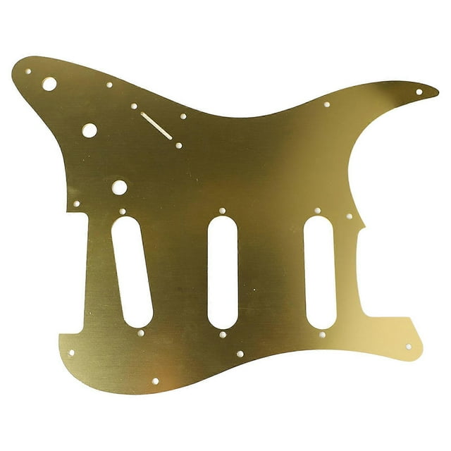 Electric Guitar Pickguard Aluminum Alloy Guard Scratch Board Front Plate Panel Cover Instrument Accessories Gold