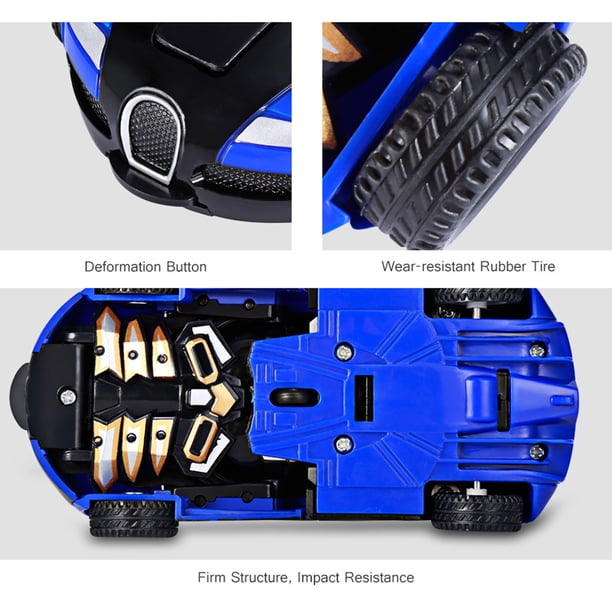 Juguetes de coches robot, 3 piezas de juguetes de coches robot de deformación Juguetes de coches robot de deformación Juguetes de coches de deformación Características de vanguardia