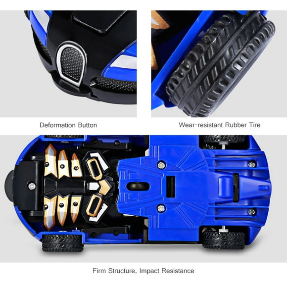 Juguetes de coches robot, 3 piezas de juguetes de coches robot de deformación Juguetes de coches robot de deformación Juguetes de coches de deformación Características de vanguardia