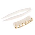 thumbnail image 4 of Oro de 18k plateó los dientes de encargo del salto de la cadera dientes de los dientes de los dientes inferiores cosplay Sunnimix Gorra de dientes de oro de 18 quilates, 4 of 8