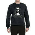 thumbnail image 2 of Wild Bobby Jesus: Ill Be Back Inspirational/Christian Unisex Crewneck Graphic Sweatshirt, Black, XX-Large, 2 of 5